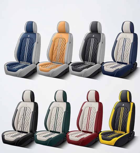Kit Funda para Auto en Cuero de Lujo y Confort