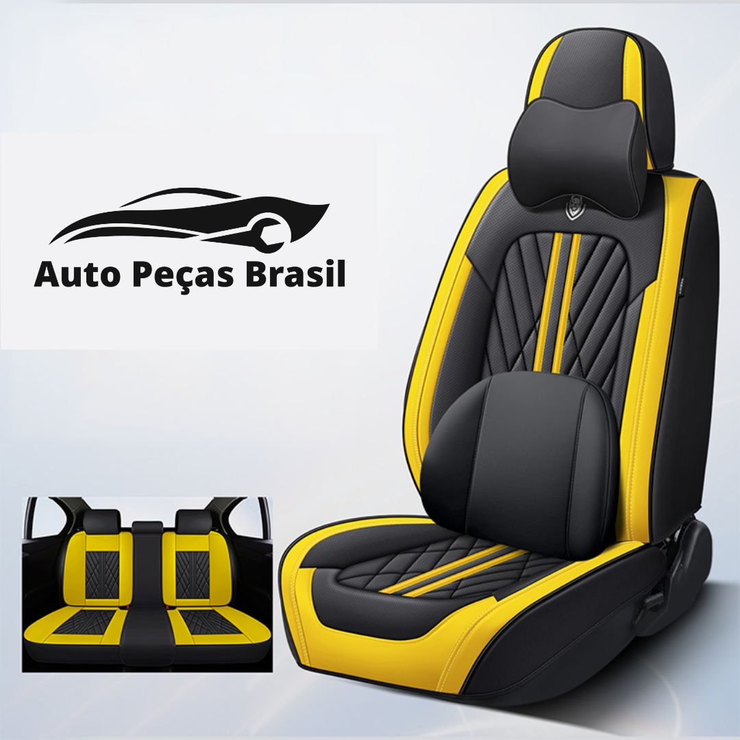 Kit Funda para Auto en Cuero de Lujo y Confort