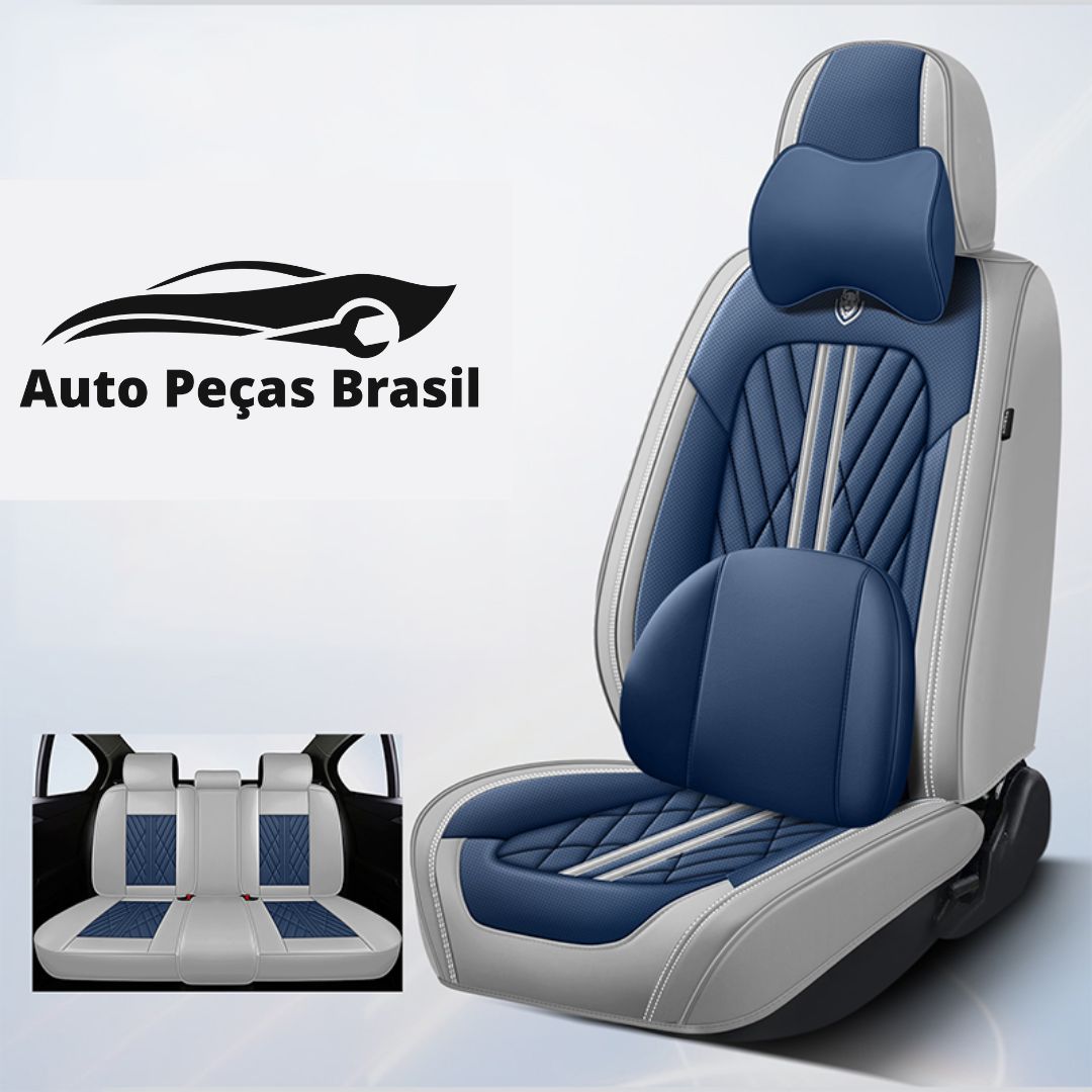 Kit Funda para Auto en Cuero de Lujo y Confort
