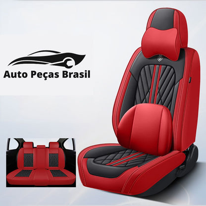 Kit Funda para Auto en Cuero de Lujo y Confort