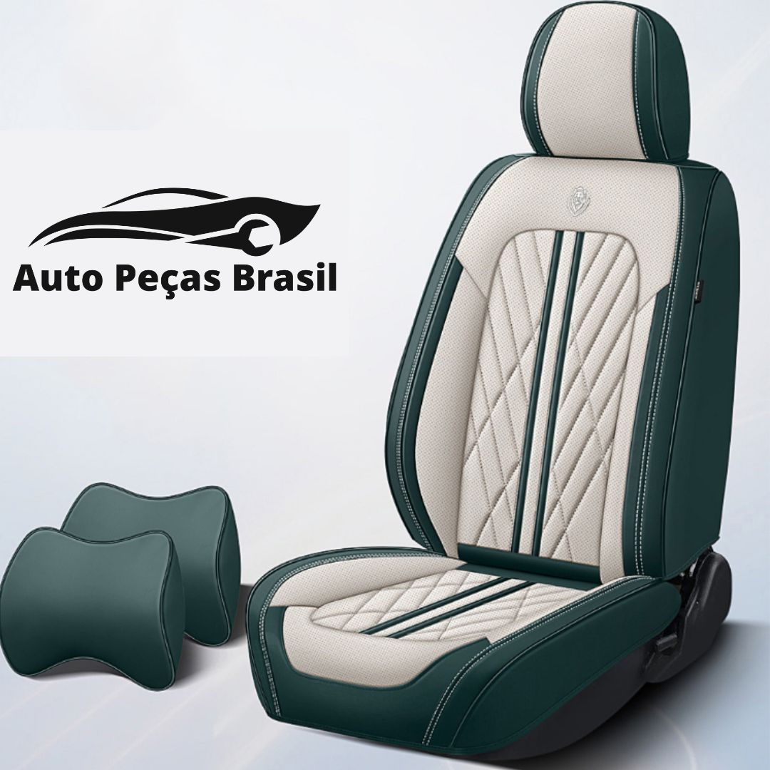 Kit Funda para Auto en Cuero de Lujo y Confort
