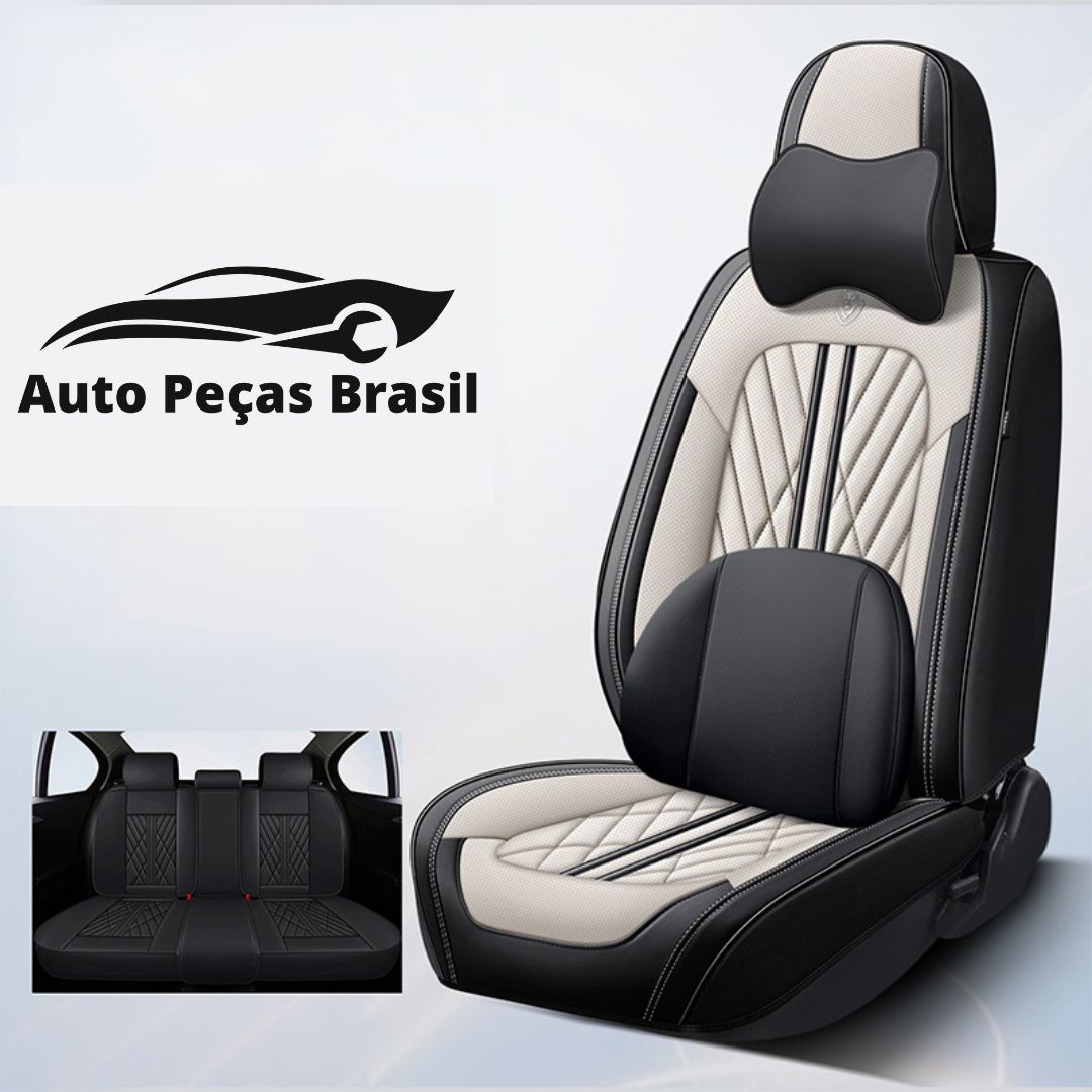 Kit Funda para Auto en Cuero de Lujo y Confort